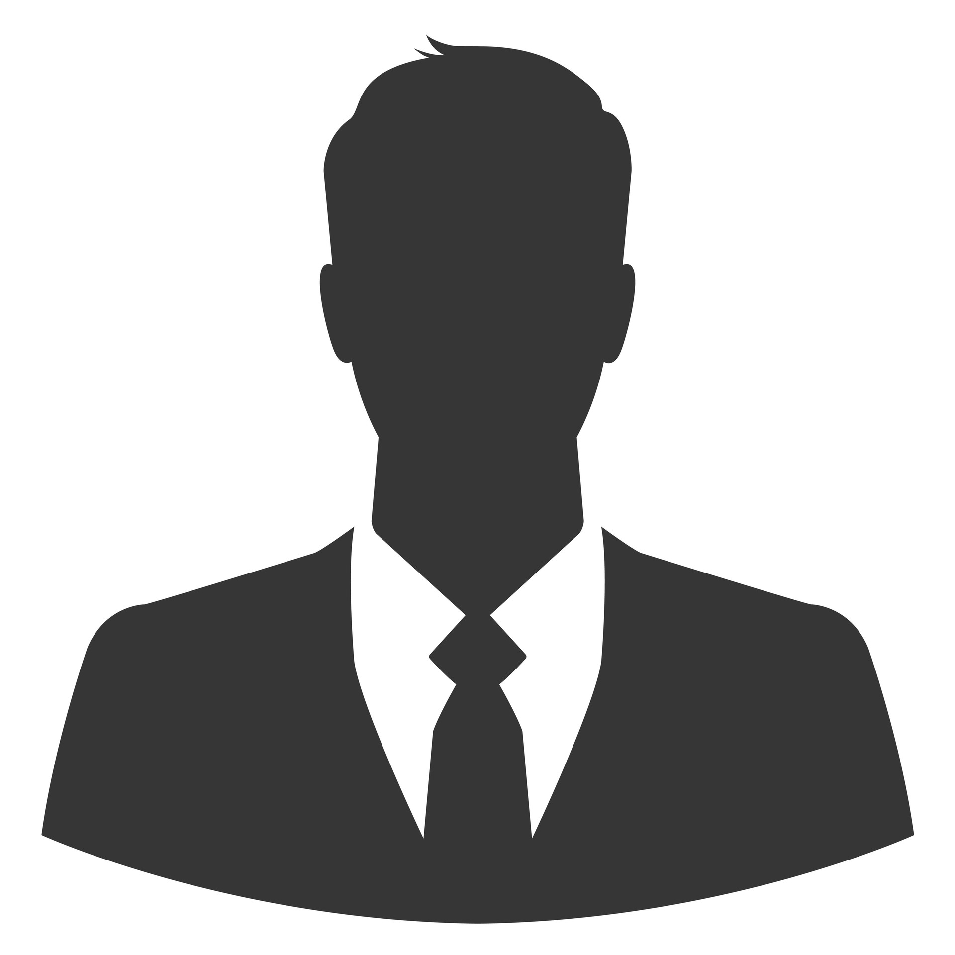 silhouette Homme d'affaires comme avatar ou par défaut de profil